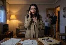 Jamás entendí por qué mi prometido siempre evitaba a sus padres. “No los busques, no estarán en la boda”, me dijo con un tono tenso. Pero fui de todos modos. Cuando abrí aquella puerta, una mujer susurró: “No corras… llama a la policía”. Me quedé paralizada; sentí que el suelo desaparecía bajo mí. Lo que descubrí esa noche cambió todo. Y hasta hoy me pregunto: ¿lo conocía de verdad?