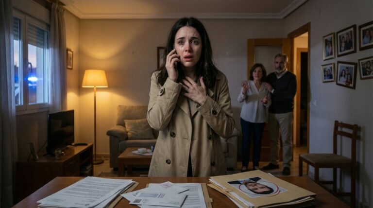 Jamás entendí por qué mi prometido siempre evitaba a sus padres. “No los busques, no estarán en la boda”, me dijo con un tono tenso. Pero fui de todos modos. Cuando abrí aquella puerta, una mujer susurró: “No corras… llama a la policía”. Me quedé paralizada; sentí que el suelo desaparecía bajo mí. Lo que descubrí esa noche cambió todo. Y hasta hoy me pregunto: ¿lo conocía de verdad?