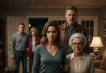 Grandma paid $30,000 to join our “once-in-a-lifetime” Europe trip—then at the airport my dad shrugged, “I forgot your ticket… just go home.” The way my mom avoided Grandma’s eyes told me it wasn’t an accident. I grabbed Grandma’s hand. “You’re not leaving alone.” Three weeks later, when my parents returned, they froze—because I wasn’t standing by myself. A man beside me said quietly, “Hello… son.”