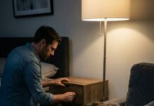 I didn’t want to believe it—until my eyelids kept “accidentally” shutting after Mark’s tea. That night, when he stepped away, I poured it down the sink and collapsed on the couch, pretending to sleep. Minutes later I heard him whisper, “Come on… work.” A key clicked at my nightstand, papers rustled, and he murmured, “Perfect. Just a signature.” What I saw next changed everything… and I’m not sure I’m safe.