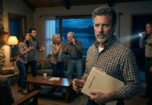 I pushed open the door and froze—my living room was full of laughter that wasn’t mine. My son looked up like I was the intruder. His wife snapped, “You have no right to be here!” Her father surged forward, phone raised. “One call and you’re gone.” I smiled, slow and cold. “Call them,” I said. “And ask whose name is on the deed.” I poured a drink… and waited for the sirens to choose a side.