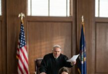 She spat those words out like a verdict: “He’s just a useless husband.” I didn’t blink. I didn’t defend myself. I just watched the entire courtroom hold its breath—then the judge leaned forward and asked her attorney, “Do you really not know who he is?” The attorney looked briefly confused, then froze. At that moment, I only smiled… because my wife truly didn’t know that the husband she had always considered useless actually was…