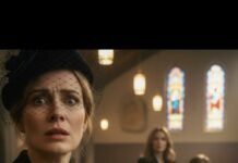 At my husband’s funeral, I felt his phone vibrate inside my purse—impossible, because it was supposed to be turned off forever. I glanced down and my blood ran cold: “Don’t look at the coffin. Look behind you.” I swallowed hard, forcing a steady breath, then slowly turned. The moment my eyes landed on who was standing there, my knees went weak. And that’s when I realized… my husband had taken a secret to the grave—and someone just brought it back.