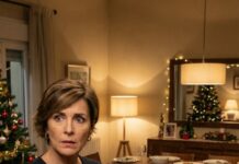 Esa noche de Navidad, ella alzó la voz: “¡Devuélveme mi anillo, ladrona!”. Las miradas me atravesaron como cuchillos. Yo dejé el tenedor y salí sin decir nada… pero por dentro ardía. A la mañana siguiente, el teléfono vibró: “Señora… encontramos algo”. Volví a esa casa y la vi temblar, pálida, susurrando: “No era lo que crees…”. Entonces abrí la caja… y el mundo se me partió.