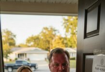 I was watching my favorite show when my daughter-in-law snatched the remote and snapped, “Enough of this trash. In this house, we watch smart things.” My son just nodded like I didn’t even exist. I didn’t argue—I smiled and said, “Understood.” The next morning, I went to the bank. When they came home the following day, they grabbed the handle… and froze. Then the pounding started. “MOM! OPEN UP!” But the notice on the door said everything I’d been holding back.