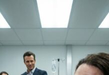 I woke up in a hospital bed after an accident, my leg shattered, my whole body aching. Then my husband walked in – hand in hand with his mistress. He smirked contemptuously, “I can’t live with a woman in a wheelchair.” The divorce papers hit me in the face. He turned his back and walked away… completely unaware that the woman who had just bought his entire company was me – and that his life was about to collapse forever.