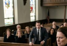 At my twins’ funeral—gone in their sleep—my mother-in-law leaned close and hissed, “God took them because He knew what kind of mother you are.” My chest split open. Tears burned as I screamed, “Can’t you at least stay quiet today?” Her hand cracked across my face. She grabbed my hair and slammed my head against their coffins. “You’d better shut up,” she snarled, “unless you want to end up in there too…”