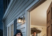 I found my daughter kneeling in the rain, her husband punishing her for buying a new dress. Inside, I could hear her husband and his family laughing. I picked her up, kicked open the door, and said five words they would never forget.