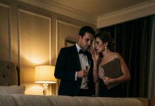 On my wedding night, I crawled under the bed, my veil still caught in my hair, giggling – one last silly prank before I became a wife. The door creaked. My husband’s voice came through, warm… then my mother-in-law’s voice cut through like ice. “Have you given it to her yet?” she hissed. He sighed. “She’s drunk it. She’s about to pass out.” My throat tightened. I saw their feet stop right beside the bed. “Good,” she said. “When she’s unconscious, bring the papers. Tomorrow morning, she’ll wake up… and empty-handed.” I gritted my teeth until they ached.