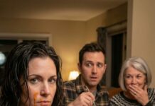 At the family dinner, my husband poured hot soup on my head while his mother laughed.. Then he said “You’ve got 10 minutes to get out.” I wiped my face pulled some papers from my bag laid them on the table and said calmly “You’re right. 10 minutes later…”