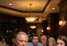 My son-in-law thought I was just the “quiet old man” who lived simple. He had no idea I owned the company where he worked as CEO. When he invited me to dinner with his parents, I wore my plain jacket on purpose. Halfway through the meal, his father leaned in, slid an envelope across the table, and said, “Take this… and disappear.” My son-in-law laughed like it was normal. I smiled back—because in two minutes, they’d learn who I really was.