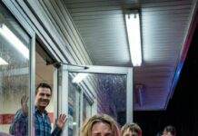 I grabbed my two kids’ hands and ran—barefoot, breath burning—away from that house of hell. Behind us, the door slammed open. “Mom, he’s coming!” my son cried. “Don’t look back,” I whispered, forcing my voice not to break. Headlights sliced through the night. Tires screamed. A man’s voice shouted, “There! Take her!” My daughter stumbled. I caught her—then cold fingers clamped my shoulder. And I realized… he never planned to let us leave alive.