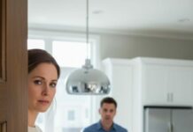 He laughed when he said it—“Maybe if you actually tried, you wouldn’t look like that.” Then he walked out, chasing a “fit woman” like my marriage was a gym membership he could cancel. I didn’t chase him. I didn’t beg. I just listened. Two days later, he came back for his things and froze at the table. A red note waited for him. He read it once… and his face drained of color. Because I’d already done the one thing he never saw coming.