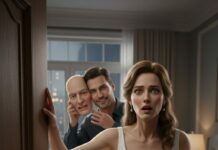 I married an old, fragile millionaire to keep my family from losing everything—no romance, just survival. On our wedding night, I stepped into the bedroom and whispered, “Are you okay?” He didn’t answer. He reached up, slowly peeled off his “skin” like a mask, and the room went ice-cold. I staggered back. “No… that’s impossible.” He smiled with a face I hadn’t seen in years and said, “Did you really think you could escape me?” Then the door clicked locked.