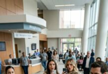 The water hit my face before I even finished saying, “Ma’am, please calm down.” She smiled like it was entertainment. “Oops,” she sang, loud enough for the whole lobby to hear. Patients stared. My uniform clung to my skin as she leaned in and whispered, “You’re just a nurse. Know your place.” I wiped my eyes, trembling—then my phone buzzed with one name: Dr. Hayes. And suddenly, she wasn’t smiling.