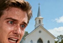 During my father’s funeral, my wife’s family laughed like it was a celebration. They even threw a BBQ party outside the church. I was shaking with rage—until a black luxury car suddenly pulled up. A billionaire stepped out, staring straight at me. He grabbed my arm and whispered, “You deserve to know the truth… your father didn’t die naturally.” My heart stopped. What he revealed next… destroyed everything I believed.