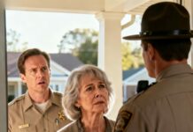 At my daughter’s funeral, my son-in-law leaned close and said coldly, “You’ve got 48 hours to get out.” I didn’t argue. I nodded, packed a small bag, and left the house I’d lived in for decades. He thought my silence meant defeat. The next morning, while he was still celebrating his “win,” there was a knock on his door. A sheriff stood there—and everything he thought he owned was about to disappear.