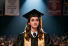 My twin and I crossed the same finish line, but my parents only paid for her tuition. When I begged, Dad shrugged: “We’re not investing in you. You’re dead capital.” So I worked nights, took loans, and graduated anyway—same day, same stage. Four years later, they finally showed up. Mom grabbed Dad’s arm and whispered, “Robert… what did we do?” Because what they saw on that stage wasn’t failure. It was payback.