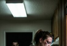 He hit me every day—sometimes with our 10-year-old son watching, frozen in the doorway. “Dad, stop…” my boy whispered, but my husband only smirked. The night I filed for divorce, he leaned close and hissed, “Go on. Let’s see how you and your kid survive without me.” I walked out shaking, holding my son’s hand like it was my last lifeline. Ten years later, my son—now a man—looked me straight in the eyes and said, “Mom… it’s time we take back what’s ours.” And that’s when I realized: the real fight was just beginning.