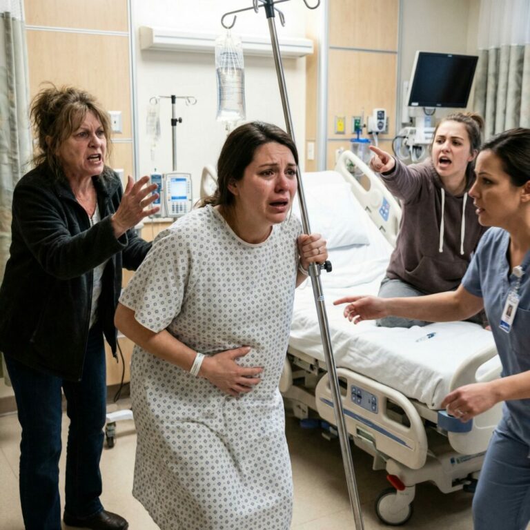In the hospital room, I watched in horror as my sister yanked out her oxygen tube and started screaming, “Help! She did it! She wants my house so she’s trying to kill me!” My parents stormed in, and my mother grabbed the metal IV stand and hurled it at my 8-month pregnant belly. “How dare you try to murder your sister?” she yelled. I blacked out from the pain. When I woke up, the doctor leaned over me and said, “There’s something you need to know about your baby…”