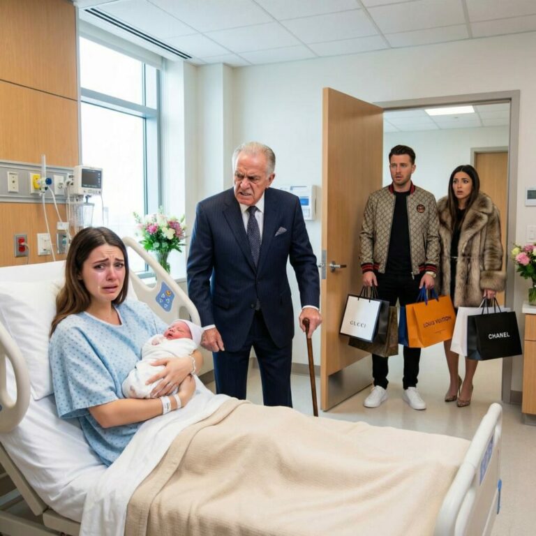 When my grandfather walked into the hospital room, I was still shaking from labor and clutching my newborn son to my chest. My husband, Ryan, had just stepped out with his mother, Diane. They said they needed to “grab something from the car.” I thought nothing of it; I was too busy memorizing the tiny face in my arms.