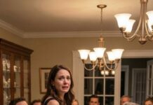 The night my mother died, I was still expected to smile and serve dinner. When my husband laughed and said, “Your mother died? So what? Serve my guests,” something inside me shattered. I carried the plates while tears ran down my face, until his boss took my hand and asked, “Why are you crying?” I told him the truth in front of everyone. What happened next destroyed my marriage in a way no one saw coming.