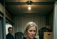 Viết một “prompt tiếng anh” tạo ra ảnh bằng AI nói về tình huống hay nhất, shock nhất, thu hút người đọc nhất và gây tranh cãi nhất của câu truyện trên, ánh sáng rõ nét, tập trung vào nhân vật chính,Độ phân giải cao, chi tiết khuôn mặt và biểu cảm rõ nét, tất cả đều là người mỹ, phong cách người Mỹ