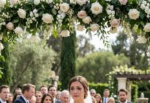 “Where are you?” I whispered, staring at the empty front row on my wedding day. Then my phone lit up with the message that shattered me: “We’re at your sister’s baby shower. Mom said you’d understand.” My father had promised to walk me down the aisle. Instead, I stood there alone in my wedding dress, trying not to break in front of everyone. I thought that was the worst part… until one photo turned my family’s silence into absolute chaos.