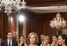 I came to my son’s engagement party dressed with pride, but his fiancée’s wealthy family looked me up and down like I was dirt. Then her mother smirked, tossed a maid’s uniform into my arms, and said, ‘Since you dress so plainly, you may as well earn your place here.’ The room erupted in laughter—until I calmly put the uniform down and said, ‘Funny… because this restaurant belongs to me.’ And in that instant, every smile disappeared.