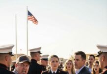 The day I was supposed to be promoted to Gunnery Sergeant in the United States Marine Corps, my stepbrother stormed across the ceremony lawn and kicked me in the stomach while I was six months pregnant. I remember the general shouting, “You just assaulted a Marine—she’s pregnant!” as blood stained my white belt and my husband screamed my name. That was the moment everything changed—and the truth about my family finally came out.