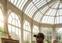 I froze in the sunlit glass room of that Bellwood Hills mansion. On the easel—my mother. Younger, radiant… wearing the same gold necklace she hid all her life. My throat tightened. I turned to the old billionaire. “Sir… why is my mother’s portrait in your house?” His smile faded. “You weren’t supposed to see that.” The silence that followed felt heavier than truth itself… and I knew my life was about to split in two.