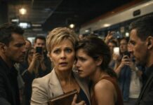 Mi hija me mandó un mensaje: “Mamá, agarra el álbum viejo y sal de casa. ¡Rápido!” Yo, con las manos frías: “¿Por qué?” Ella murmuró: “Antes de que ellos lo encuentren.” No comprendí… pero hice caso. Al abrir el álbum en la calle, sentí que la sangre se helaba: la última foto era mi sala… y yo estaba ahí, de espaldas, con la ropa de hoy. Atrás: mañana. ¿Quién la tomó?