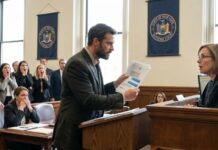 “When I stood before the judge and said, ‘I’ll represent myself,’ my wife’s family burst into laughter. ‘He can’t even afford a lawyer,’ one of them sneered. I didn’t flinch. I didn’t beg. I just looked straight at the bench and said, ‘Your Honor, they’re about to hear the truth they spent years trying to bury.’ What happened next didn’t just silence the courtroom—it changed everything.”