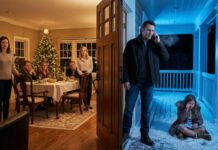 On Christmas night, I watched my little girl hit the snow as my new mother-in-law spat, “You’re not our blood. Get out.” My daughter was crying, my wife stood frozen, and something inside me snapped. I stepped back into that warm, glowing house, looked every one of them in the eye, and said five words that turned their holiday dinner into pure terror. They never saw it coming.