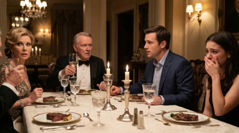 They saw a poor, naive man in a cheap suit. I saw two billionaires arrogant enough to insult me in their own dining room. “You’ll never belong in this family,” her mother said coldly. I nodded, smiled, and let them keep talking. Because the more they mocked me, the less they noticed what I already knew about their fortune—and the secret that could destroy it overnight.