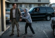 Every morning, I gave the boy a dollar and a smile, never asking why his eyes always scanned the street behind me. Then, at 11:47 p.m., my phone lit up: “Don’t go home tonight.” The next morning, he pulled me into a narrow alley and whispered, “You were never the neighbor of the target… you were the target.” I almost laughed—until I saw my front door marked in red.