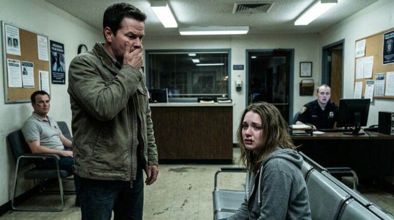 I was dragged out of sleep by my daughter’s trembling voice: “Dad, please—I’m at the police station. He beat me… and now they think I attacked him.” By the time I got there, the officer looked at me, went ghost-white, and whispered, “I’m sorry… I didn’t know it was your family.” That was the moment I realized this wasn’t just a lie—it was something far darker, and it had already begun.