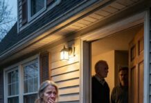 “I never imagined that at sixty-eight, I’d be standing in divorce court, hearing my husband spit, ‘No one needs you anymore,’ while my own son looked away and said nothing. By sunset, my suitcase and clothes were dumped on the doorstep like trash, and I was left homeless with nowhere to go. They thought they had erased me. But that night, standing in the cold, I made a choice that would change all our lives forever…”