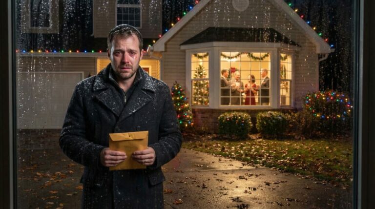 I paid off my wife’s family’s $900,000 debt, and weeks later, they threw a massive Christmas party without me. No call. No text. Nothing. When I showed up at my mom’s house that night, shaking with rage, she looked me dead in the eye and said, “Son… you were never the reason they kept you around.” I laughed at first—until she handed me the envelope that proved everything was a lie.