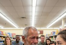 At a tiny grocery on the outskirts of Houston, I shuffle in with torn sleeves and one dollar trembling in my fist. “Just a little rice,” I whisper. The cashier snorts. “Go dig in the trash… or ask God.” Laughter burns hotter than my hunger. I slide a crumpled note forward. “This is all I have.” The manager, Daniel, reads it—then freezes. Minutes later, he returns with a crate of food. I gasp, “I can’t pay.” He leans close: “You already did… with something none of them carry.” And suddenly, the room goes silent—because they finally realize what I’m holding.