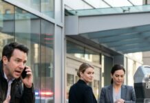 I thought the interview would decide my future—until I heard a man scream, “Please… my wife can’t breathe!” The other candidates didn’t even slow down. “Not our shift,” one muttered. “She should’ve gone to the ER earlier,” the other snapped, cold as glass. I stayed. “Look at me,” I told the woman, lifting her gently. “In… out… follow my voice.” Sirens wailed. When I finally burst into the waiting room, they laughed—until the man stepped forward and said, “Maya… we need to talk.”