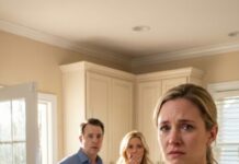 I had barely stepped outside when my phone buzzed—my husband’s voice, low and excited, spilling through the half-open door. “She’s gone,” he whispered into the call. “Two days. Come over now, okay?” My stomach turned to ice. I’d forgotten my files. I’d come back for them. And I’d heard everything. I didn’t cry. I didn’t scream. I just gripped the folder… and smiled—because he still had no idea what I was about to do next.