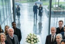 At his pregnant wife’s funeral, Ryan thought he could play the grieving husband—until the lawyer opened her will and exposed everything. “You brought her here?” Laura screamed, pointing at the mistress in front of the coffin. Then the lawyer’s voice cut through the room: “Emily knew about the affair… and she left proof.” The chapel fell silent. Faces turned. Lies shattered. But the most devastating secret was still waiting inside that envelope…