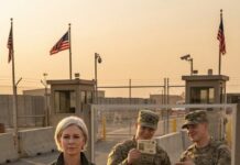 I still remember the moment the young guard laughed and said, “Ma’am, this ID expired before I was even born.” I didn’t argue. I simply slid the card across the desk and told him quietly, “Go ahead… scan it.” When the machine lit up with a gold emblem and alarms began screaming through the building, his face turned pale. Then he whispered, “What did we just activate?” I looked at him and answered calmly, “Something you weren’t supposed to see.” And that was the moment everyone in that room realized they had made a very serious mistake.