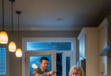 My son looked at the soup on his kitchen floor and then at me like I was a stranger. “Don’t touch my couch. You smell like the street,” Daniel snapped, pointing at the door. I whispered, “I raised you after your father died.” He didn’t care. “Then leave.” I walked out with nowhere to go, not knowing the woman who helped me that night was the same investor walking into his biggest business dinner… and the truth she revealed would destroy everything he built.