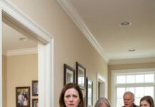 I knew my marriage was in trouble—but I never expected to hear laughing behind my own bathroom door. When I found my husband in the tub with our maid, I didn’t scream. I took their clothes, locked them in, and smiled as his family arrived. ‘Come upstairs,’ I said. ‘You’re just in time for the surprise.’ Then the pounding started, the screaming followed… and everything I thought I knew about my life shattered.