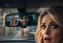 Era una mañana de Acción de Gracias y yo solo quería hacer una buena acción: pagar el café del coche que estaba detrás de mí. Entonces la cajera me susurró: “Señora… ese hombre la ha estado siguiendo durante tres días”. Sentí la sangre helarse en mis venas. Miré el retrovisor, lo reconocí al instante y grité: “¡No puede ser… es él!”. Pero lo peor apenas comenzaba.