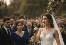 En el día de mi boda, delante de 400 personas, la familia de mi prometido destrozó a mi madre con una frase cruel: “Eso no es una madre… eso es basura”. Él también se rio. Sentí que todo dentro de mí se quebraba, pero me puse de pie y grité: “¡Todo terminó, no habrá boda!”. Entonces mi madre, con una serenidad impactante, me susurró: “Hija… soy extremadamente rica”. Y supe que mi verdadera vida acababa de comenzar.