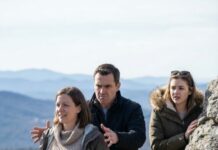 I was seven months pregnant when my husband smiled, touched my shoulder, and whispered, ‘Trust me.’ One second later, I was falling off a cliff. As I clawed at the rocks, I heard him say the words that shattered everything: ‘It’s all mine now.’ But he made one mistake—he didn’t make sure I was dead. And when a stranger heard my scream, my story stopped being about betrayal… and started becoming something far more dangerous.