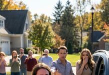 It was my husband’s birthday, and I wanted to be the wife everyone envied—so I bought him the newest model, keys wrapped in a red ribbon. “Happy birthday,” I said, forcing a smile. Then the door swung open… and a woman slid into the passenger seat like she belonged there. My stomach dropped. “Who is she?” I whispered. He didn’t answer. Something in me snapped. “Fine,” I said, loud enough for everyone to hear. And in front of a crowd, I raised the first blow. Metal screamed. People gasped. They thought it was just a car—until they saw what I was really destroying. But that wasn’t the end. Not even close.